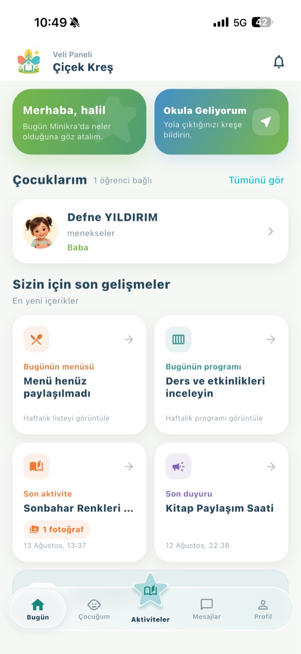 Minikra veli uygulaması